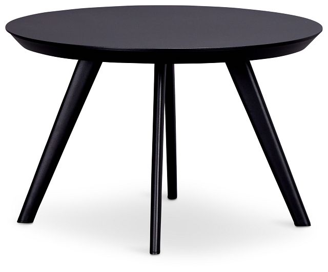 Malaga Black Round Coffee Table