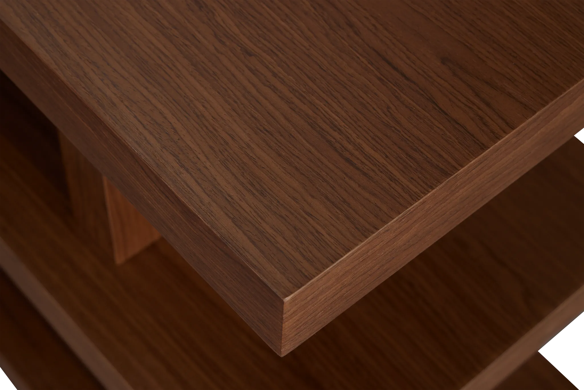 Olympia Mid Tone Wood L Desk