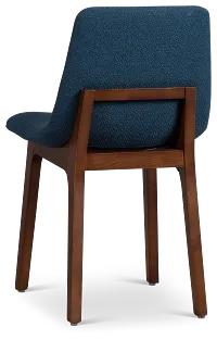 Hamilton Dark Blue Fabric Upholstered Side Chair