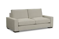 Edgewater Suave Beige 84" Sofa W/ 2 Cushions