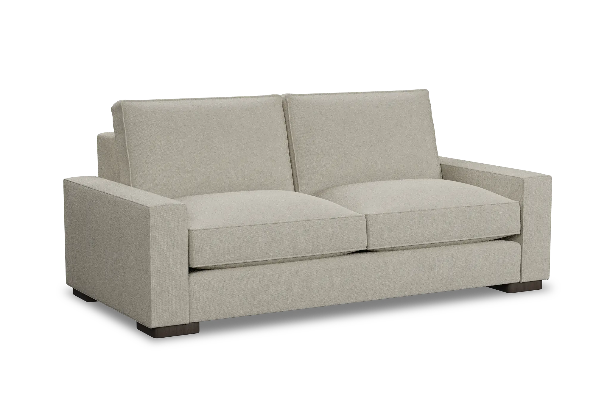 Edgewater Suave Beige 84" Sofa W/ 2 Cushions Edgewater Suave Beige 84" Sofa W/ 2 Cushions