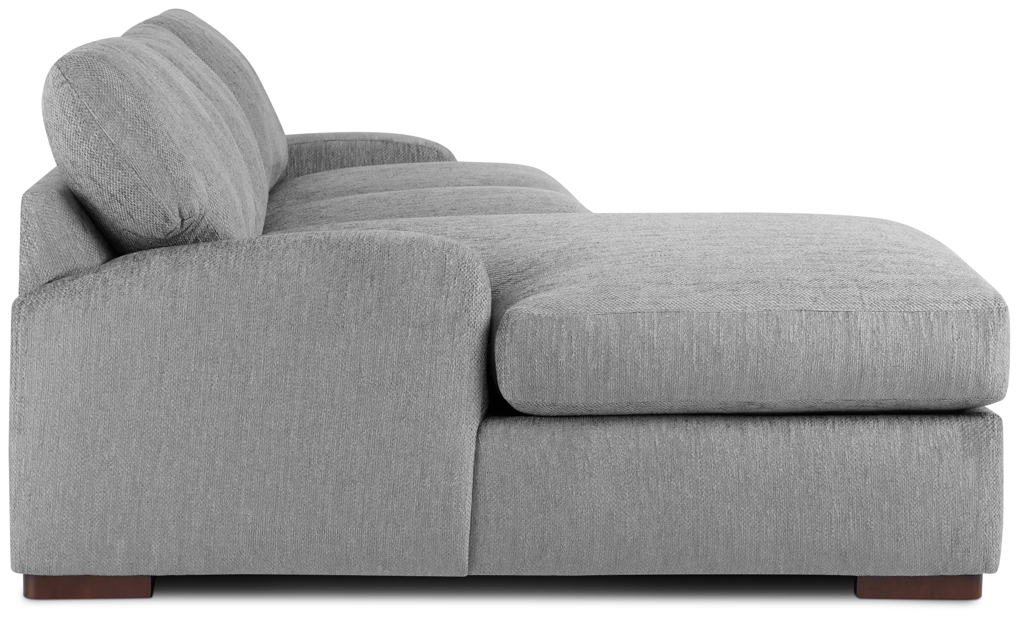 Alpha Light Gray Fabric Left Chaise Sectional Alpha Light Gray Fabric Left Chaise Sectional