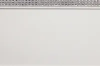 Milan White Uph Panel Bed