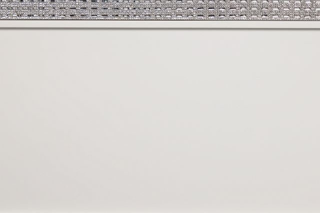 Milan White Uph Panel Bed