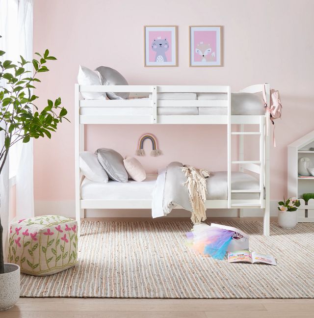 Marley White Bunk Bed