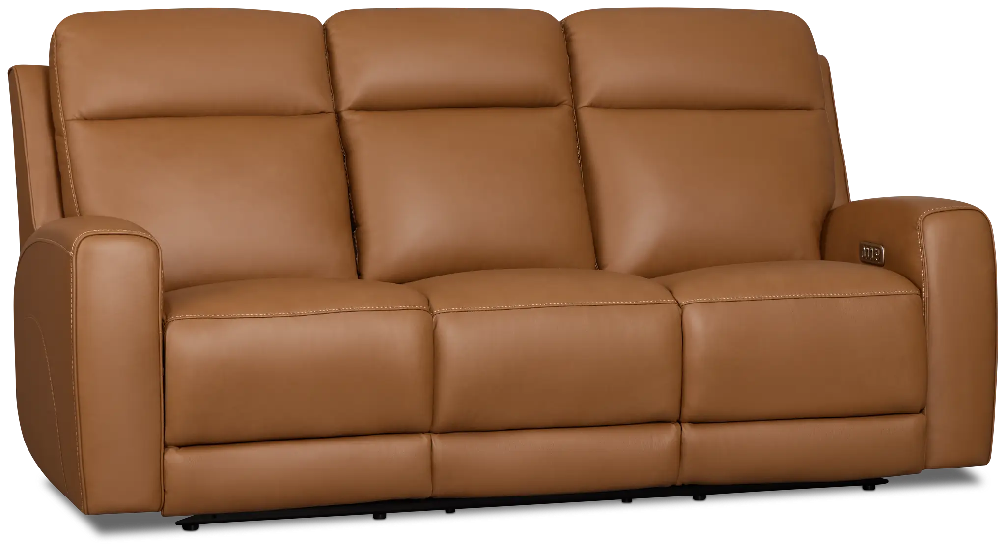 Belmont Medium Brown Lthr/vinyl Power Reclining Sofa Belmont Medium Brown Lthr/vinyl Power Reclining Sofa