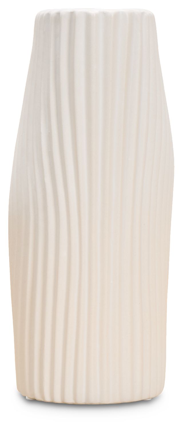 Euri White Medium Vase