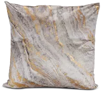 Leiana Gold 22" Accent Pillow