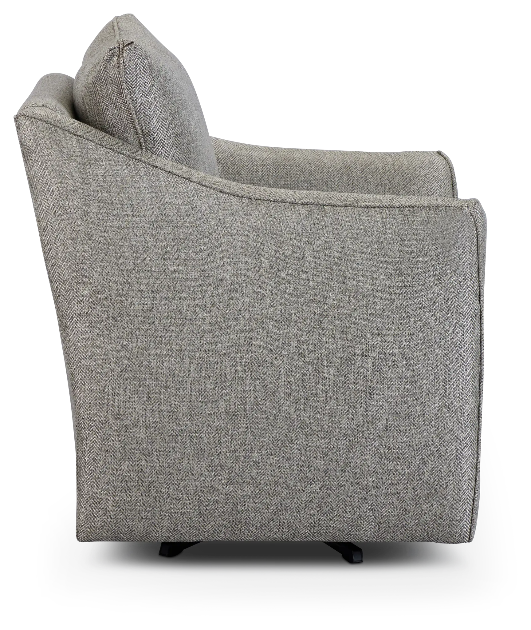 Avery Dark Gray Fabric Swivel Rocking Glider Avery Dark Gray Fabric Swivel Rocking Glider