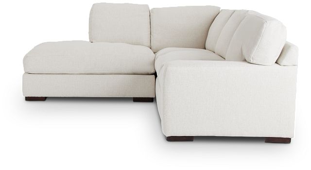 Veronica White Down Left Bumper Sectional