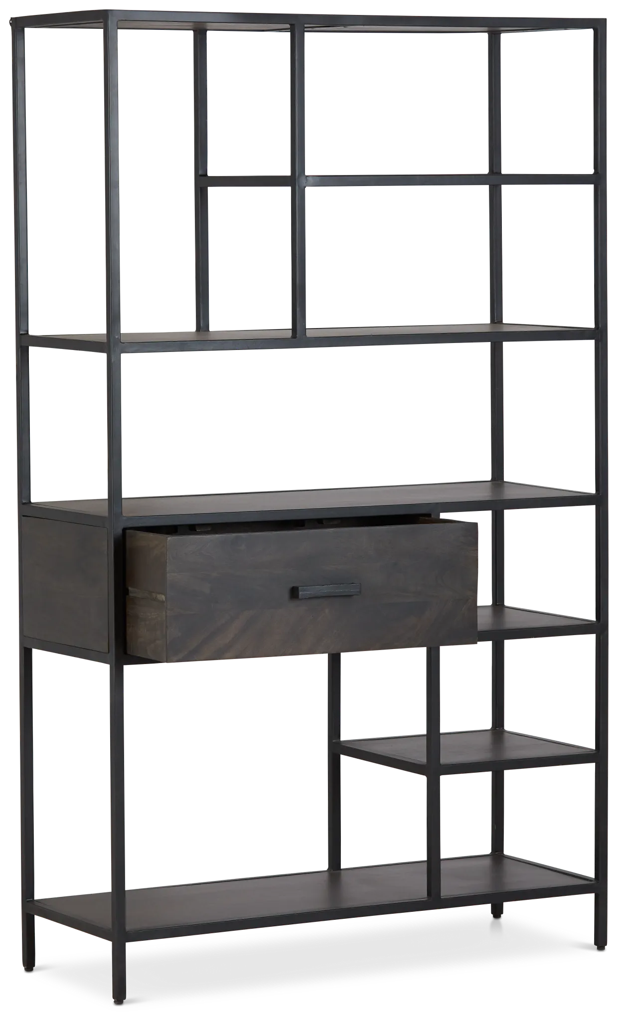 Cleo 1-drawer Metal Bookcase