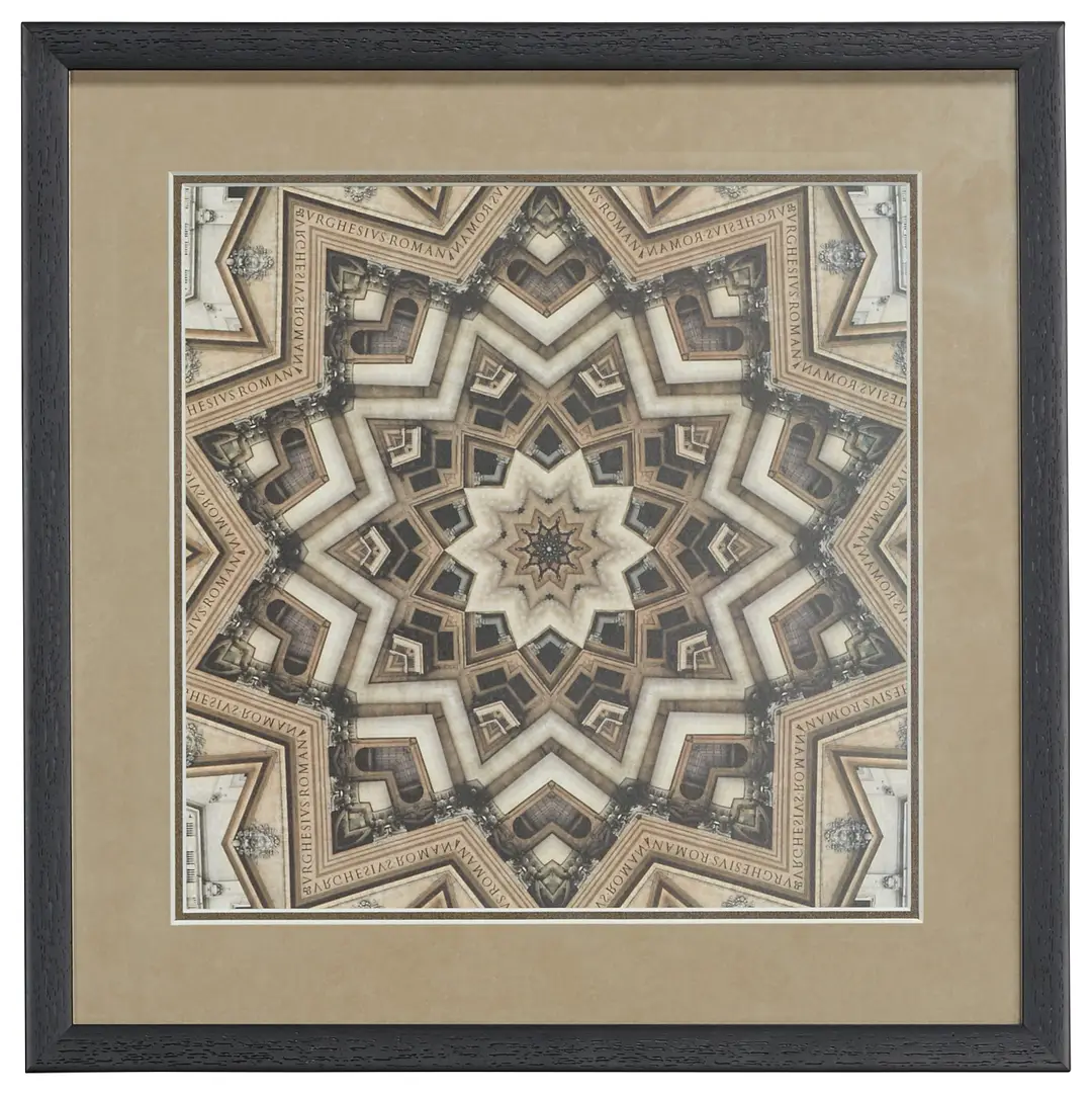 Metric Brown Framed Wall Art Metric Brown Framed Wall Art