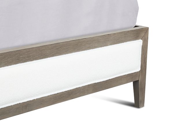 Alden Gray Uph Platform Bed