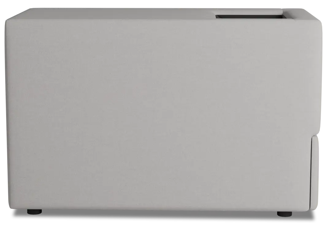 Citymod Light Gray Fabric Itable Media Console With Storage Drawer Citymod Light Gray Fabric Itable Media Console With Storage Drawer