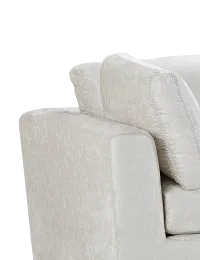 Oasis Light Beige Fabric 2 Piece Modular Sofa