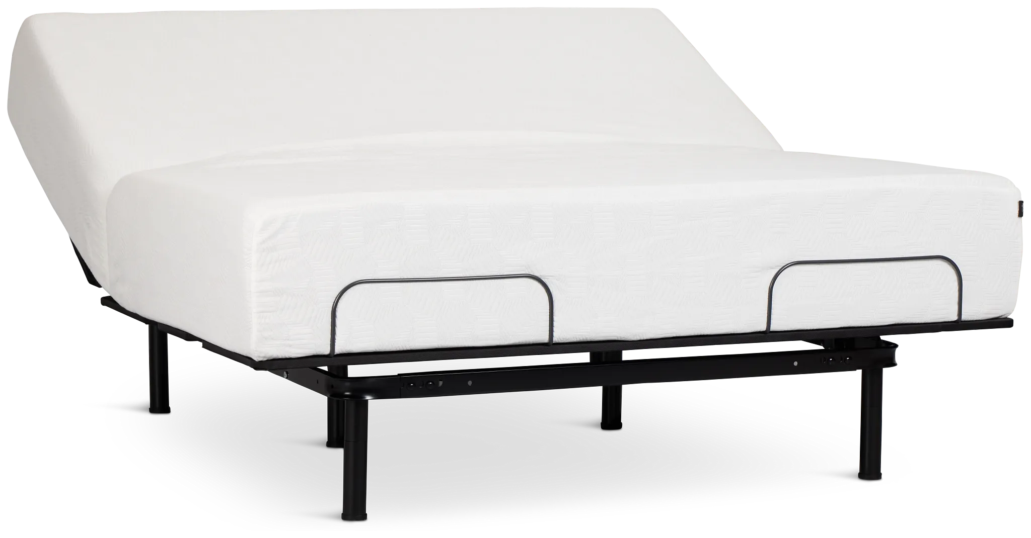 Rest & Renew By Zinus Gel Memory Foam Mattress 14" Plush Slat Adjustable Mattress Set