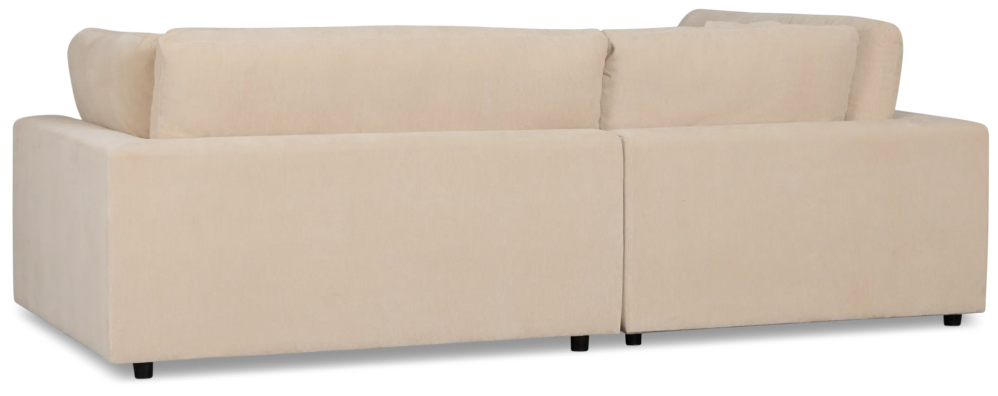 Lounge Light Beige Fabric Left Chaise Sectional
