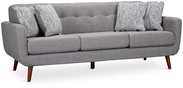 Raya Light Gray Fabric Sofa