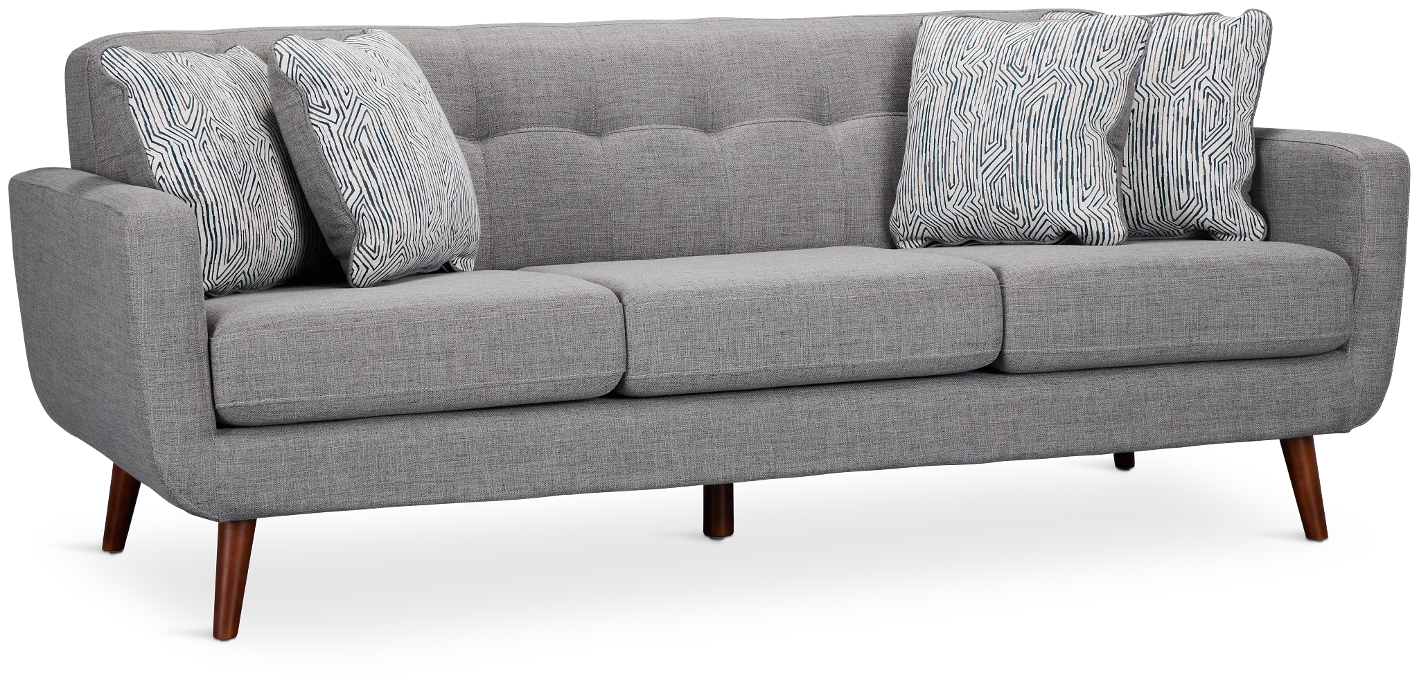 Raya Light Gray Fabric Sofa