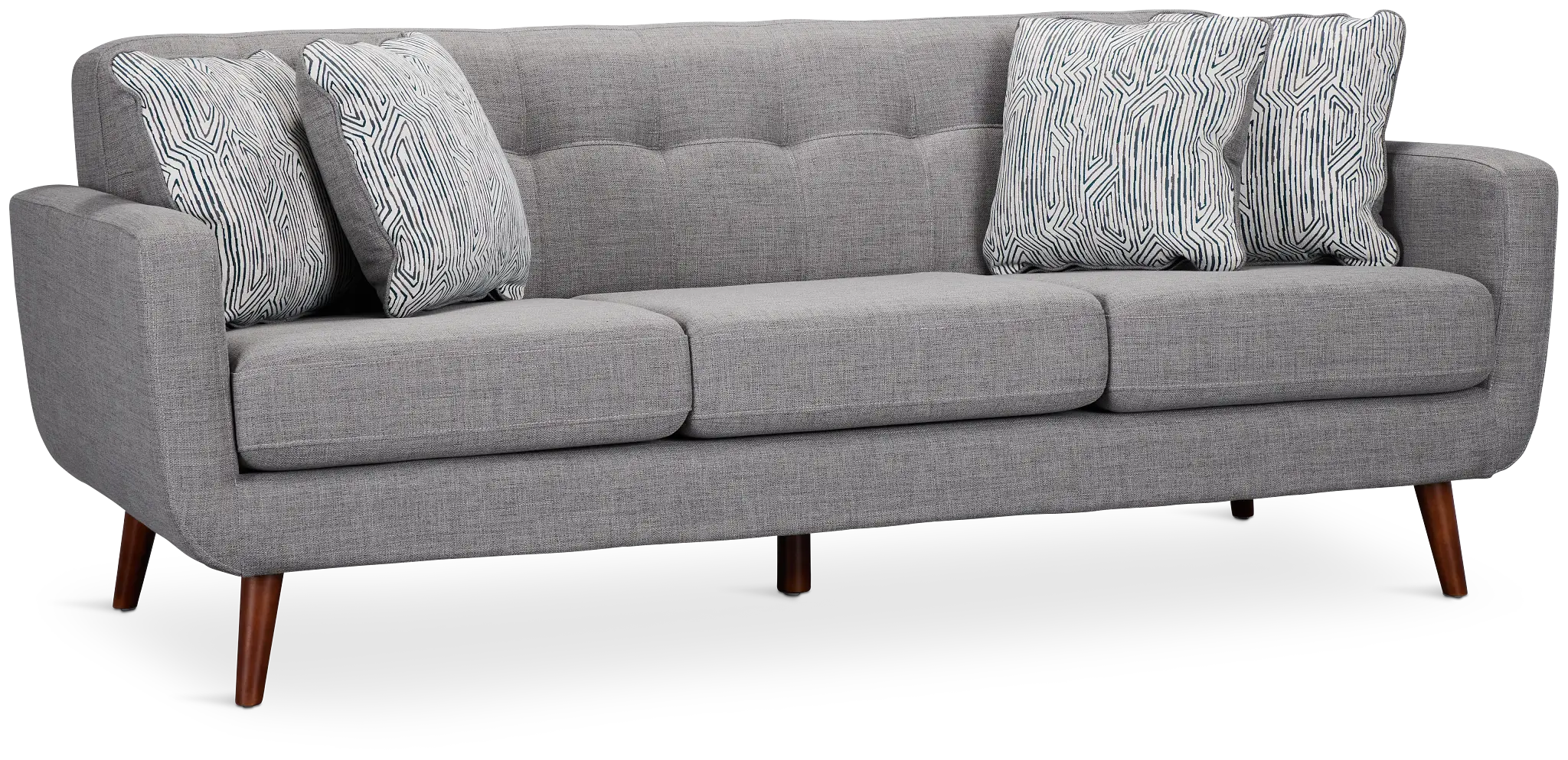 Raya Light Gray Fabric Sofa Raya Light Gray Fabric Sofa