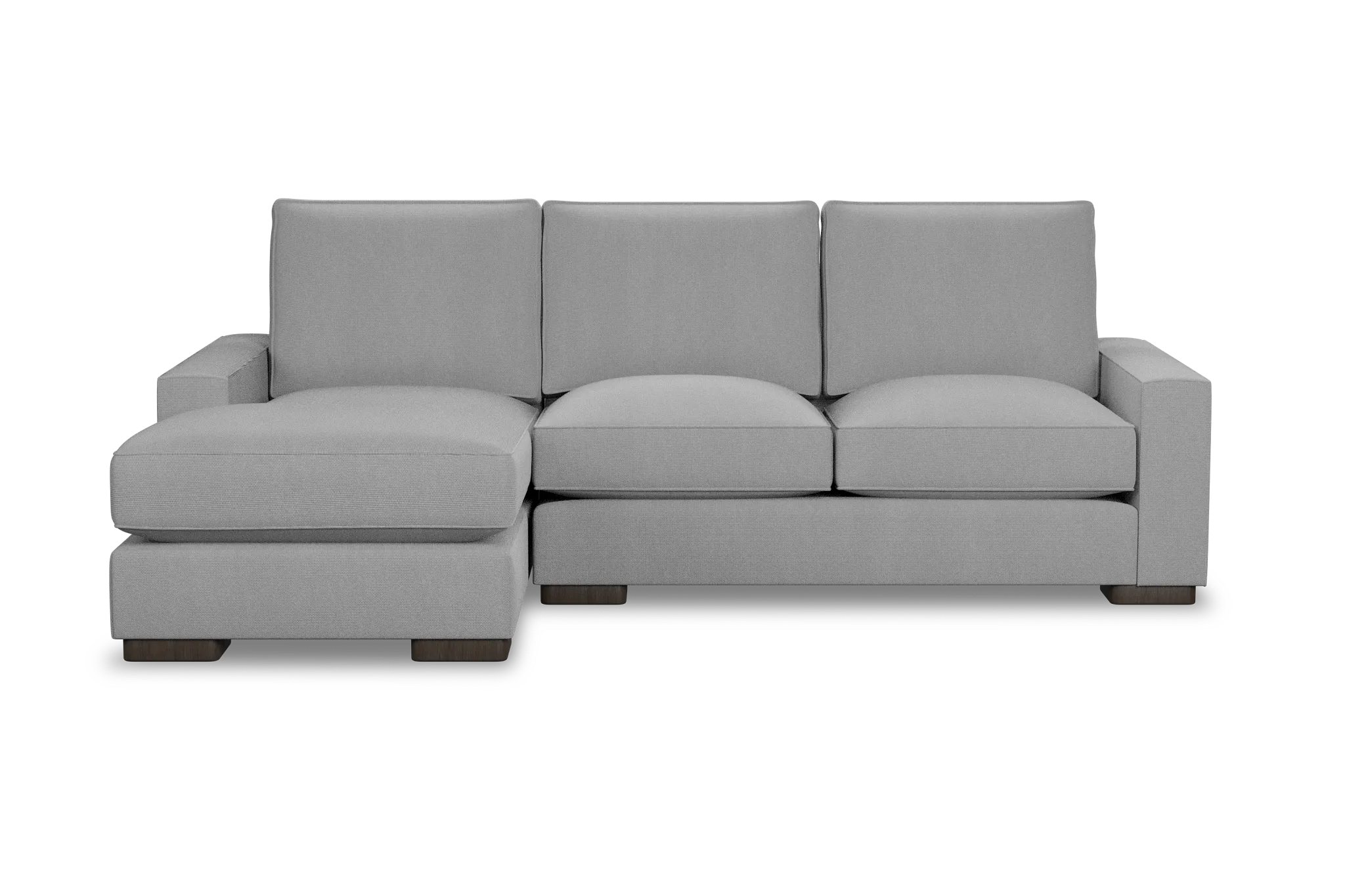 Edgewater Delray Light Gray Left Chaise Sectional