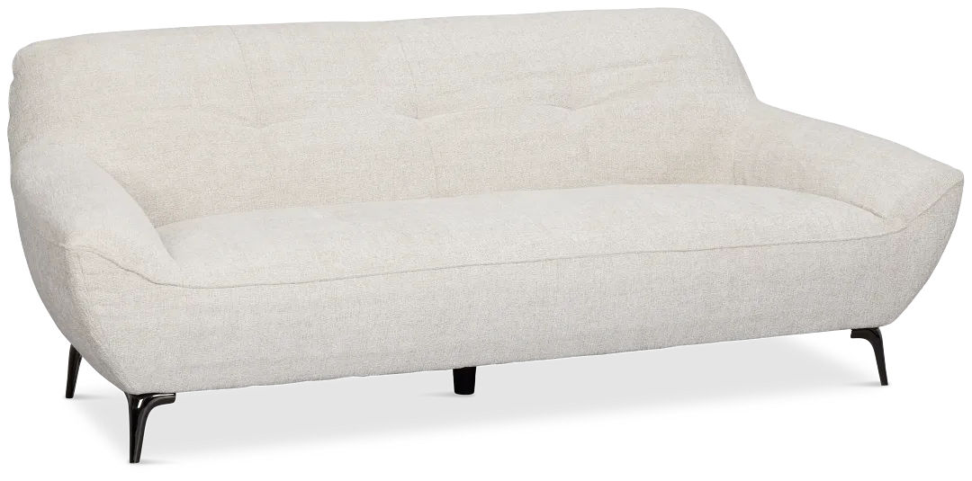 Zoey Light Beige Fabric Sofa