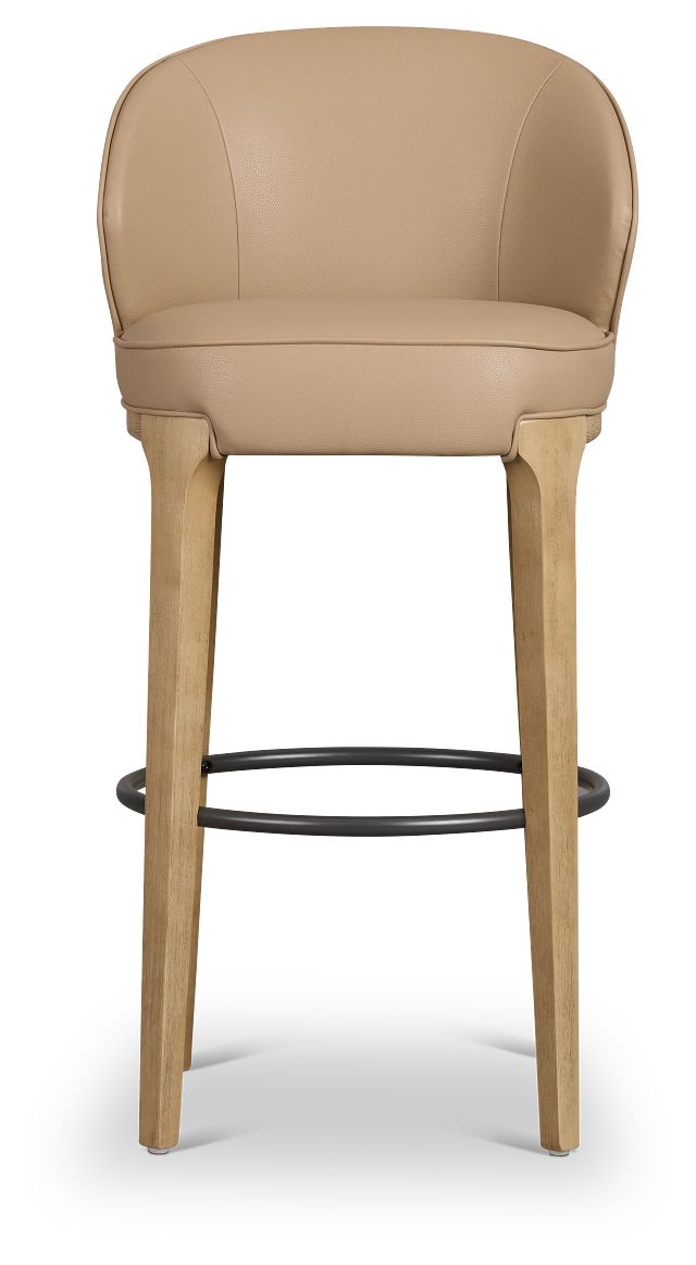 Libby Taupemicro 30" Upholstered Barstool