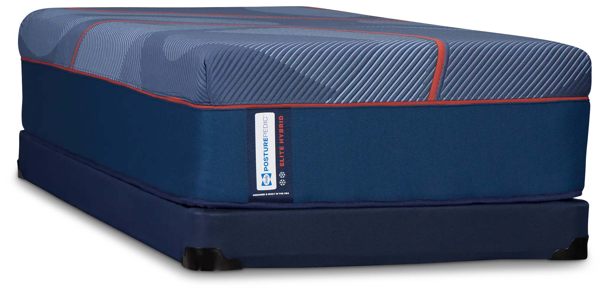 Posturepedic High Point Elite Hybrid Firm Low-profile Mattress Set Posturepedic High Point Elite Hybrid Firm Low-profile Mattress Set