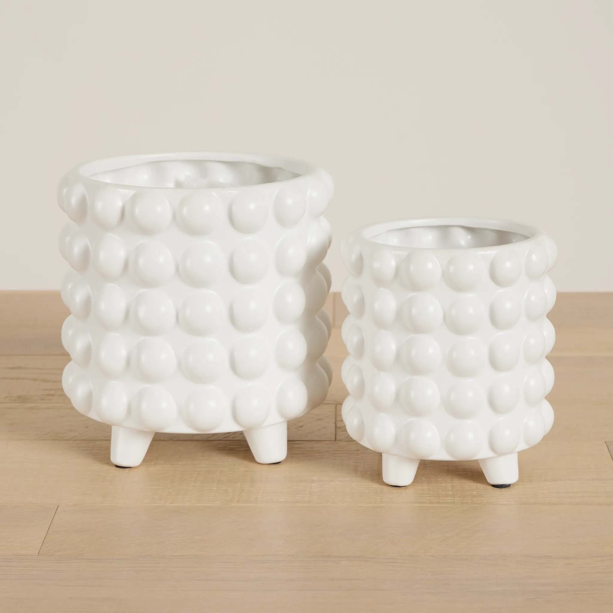 Cappi White Set Of 2 Planter
