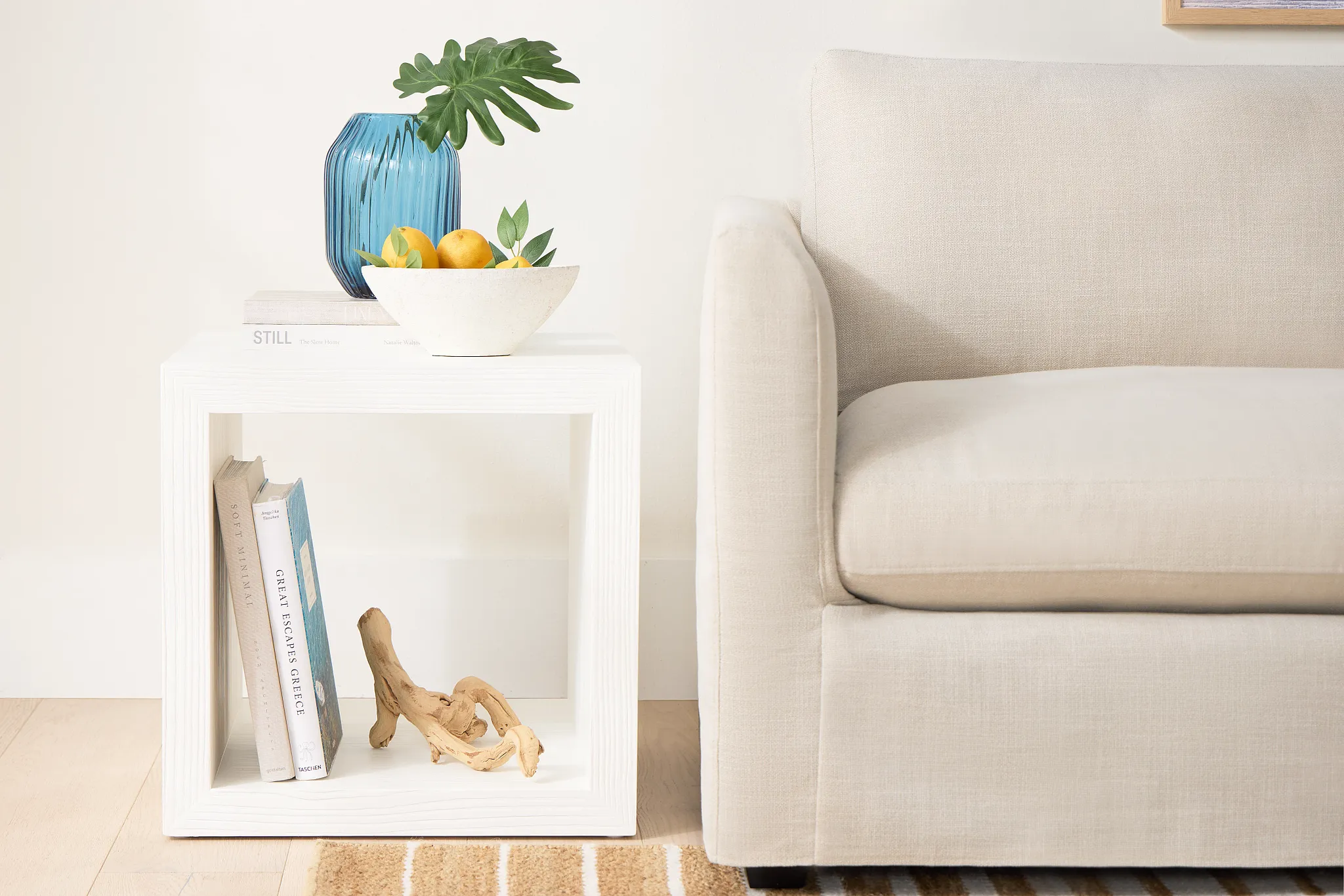 Nantucket White Pine Square End Table
