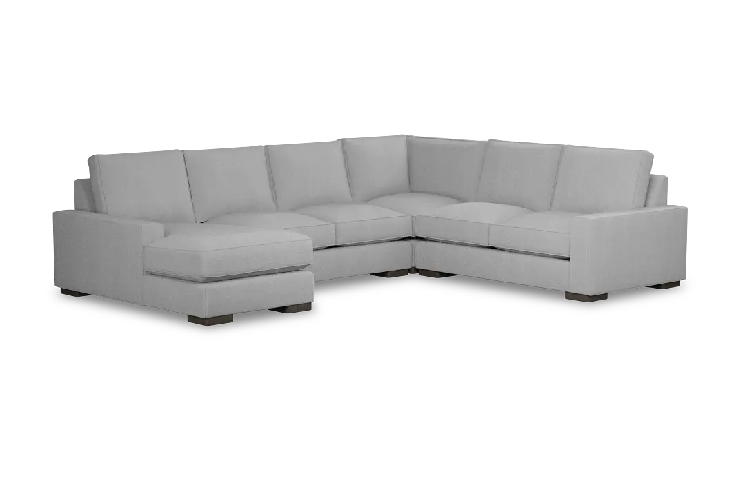 Edgewater Delray Light Gray Medium Left Chaise Sectional Edgewater Delray Light Gray Medium Left Chaise Sectional