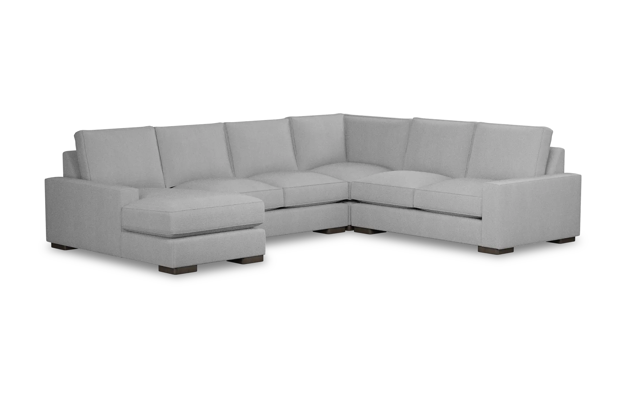 Edgewater Delray Light Gray Medium Left Chaise Sectional Edgewater Delray Light Gray Medium Left Chaise Sectional