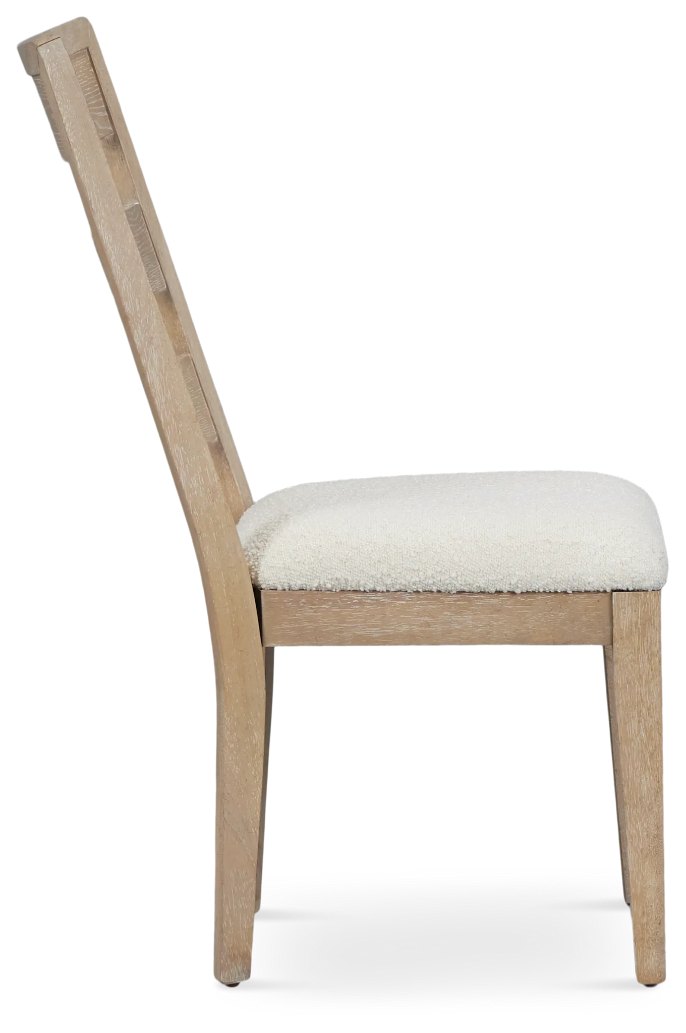 Alton Light Tone Slat Upholstered Side Chair