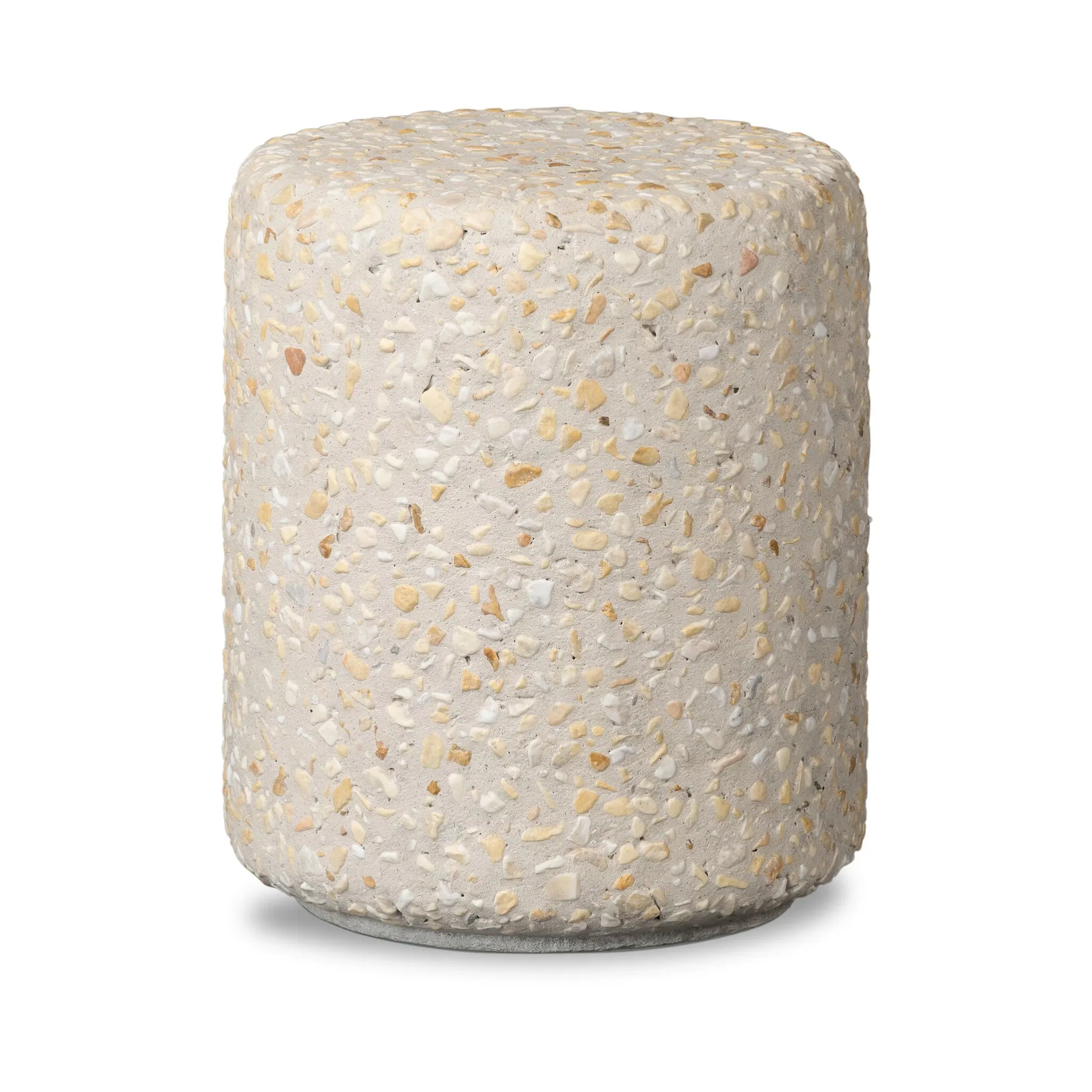 Rila Terrazzo Round End Table