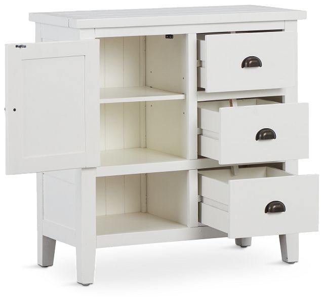 Bismark White Accent Chest
