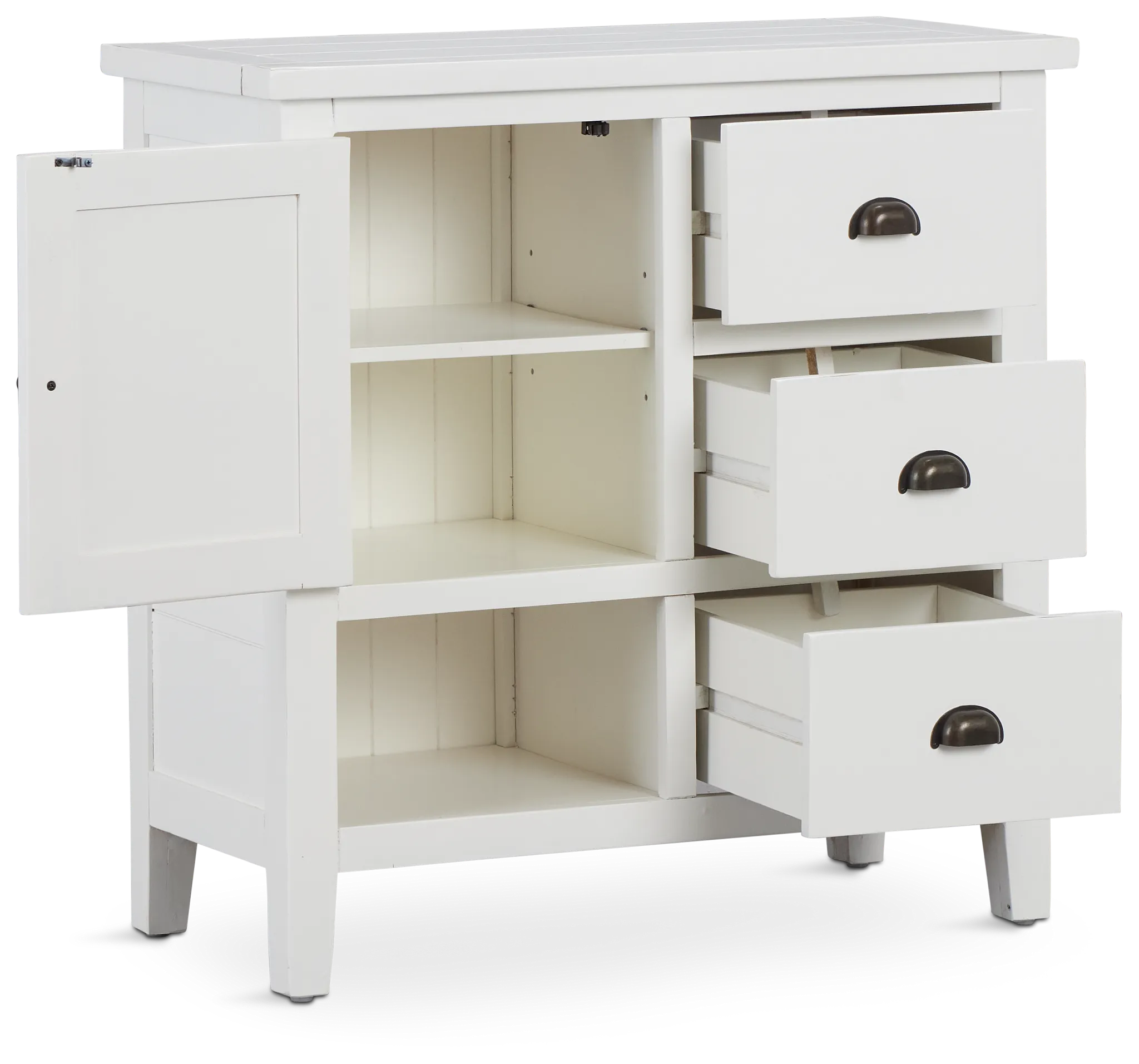 Bismark White Accent Chest