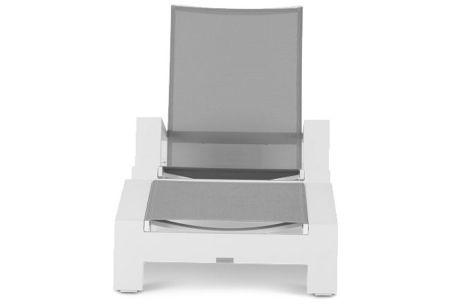 Linear White Chair & Otto