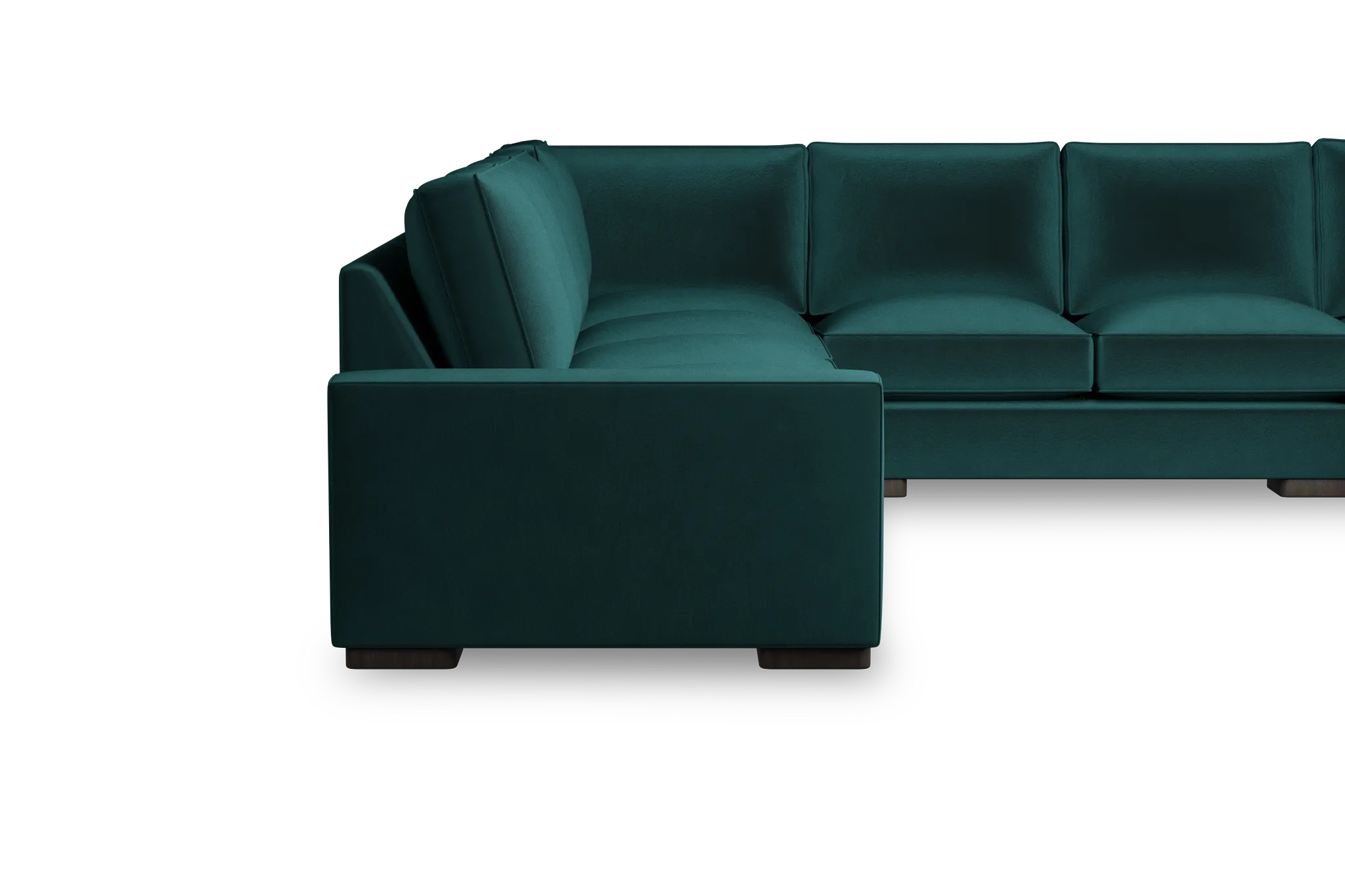 Edgewater Joya Teal Large Right Chaise Sectional