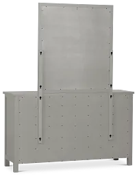 Charleston Gray Dresser & Mirror