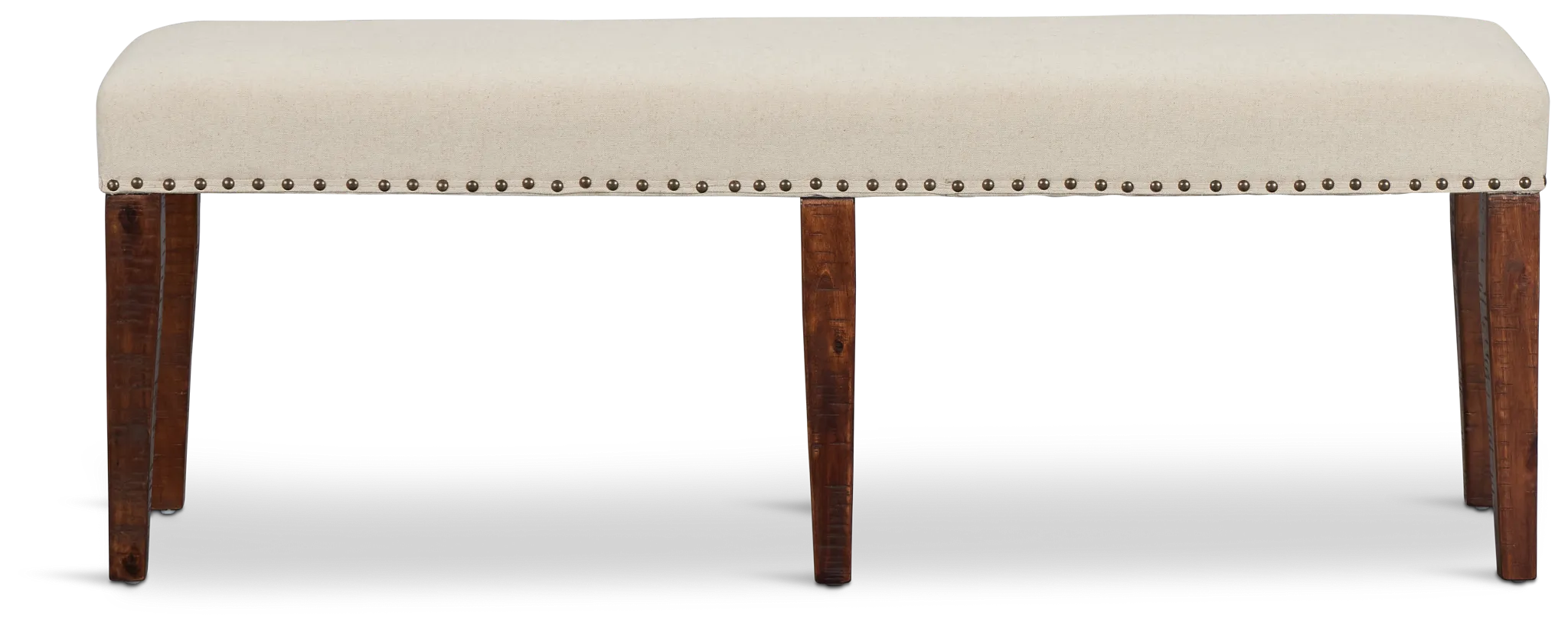 Joplin Dark Tone Upholstered Dining Bench