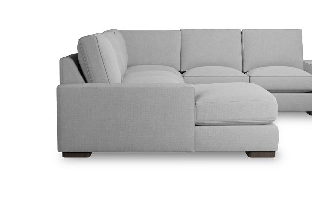 Edgewater Suave Gray Medium Left Chaise Sectional