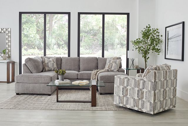 Millie Gray Fabric Sectional