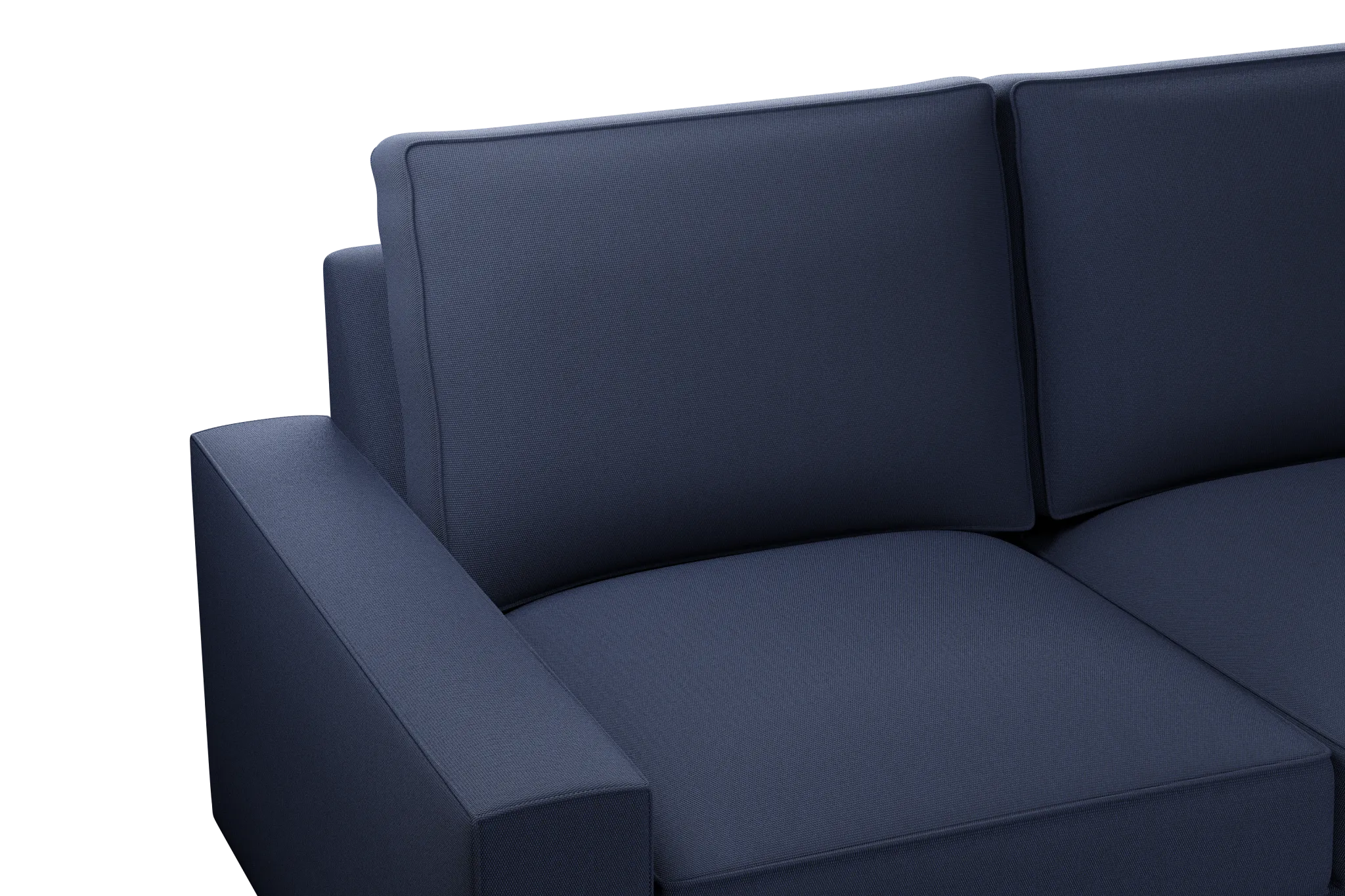 Edgewater Peyton Dark Blue Small Two-arm Sectional