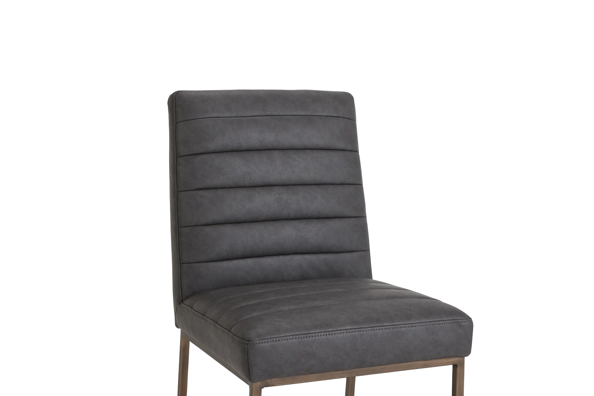 Miller Dark Gray Upholstered Side Chair Miller Dark Gray Upholstered Side Chair