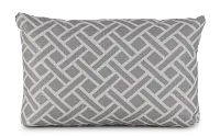 Eastwood Gray Lumbar Indoor/outdoor Accent Pillow
