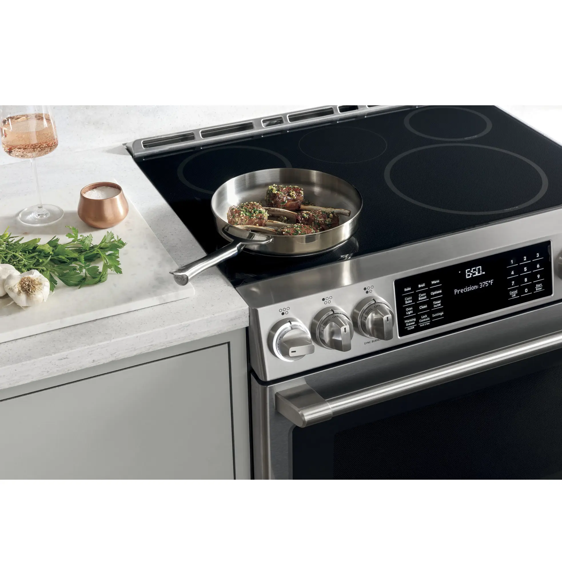 Cafe 90 Series Stainless Steel 30" Electric Range Cafe 90 Series Stainless Steel 30" Electric Range