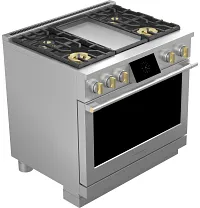 Monogram 486 Series Stainless Steel 48" Dual Fuel Range