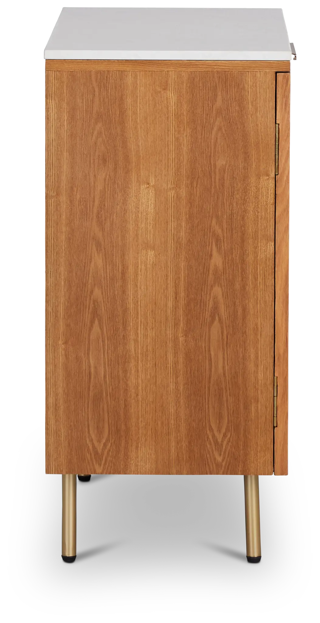 Tanner Light Tone Marble Two-door Cabinet Tanner Light Tone Marble Two-door Cabinet