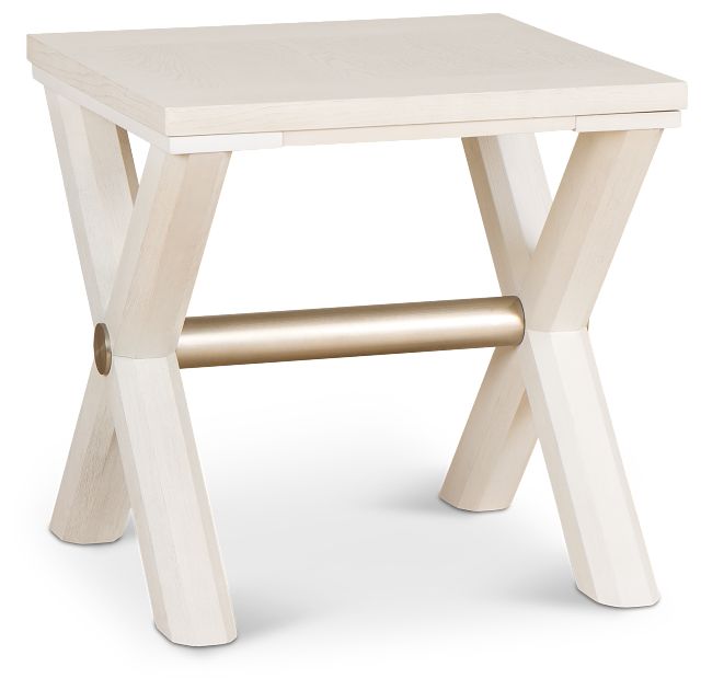 Brookside White End Table