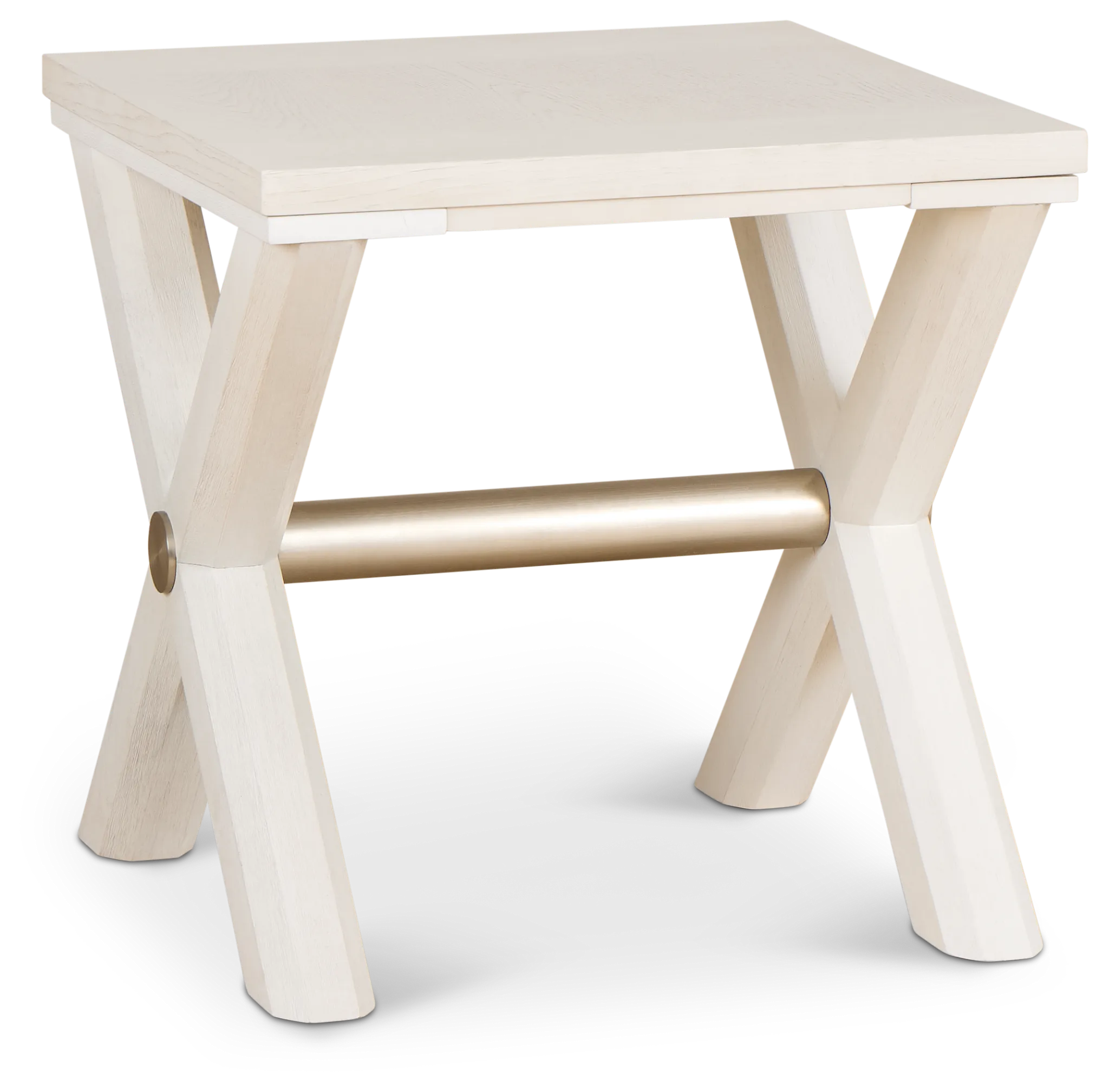 Brookside White End Table